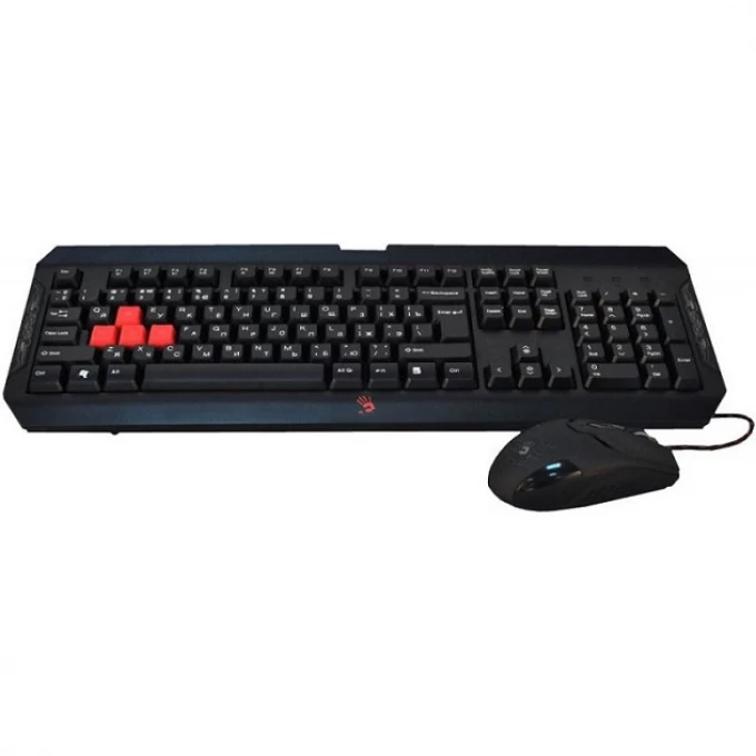 Клавиатура + мышь A4TECH BLOODY MULTIMEDIA USB черно-красные Q1100 Клавиатура + мышь A4TECH BLOODY MULTIMEDIA USB черно-красные Q1100