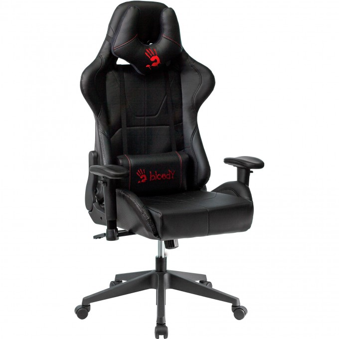 Кресло игровое A4TECH эко.кожа крестовина черное BLOODY GC-500 Кресло игровое A4TECH эко.кожа крестовина черное BLOODY GC-500