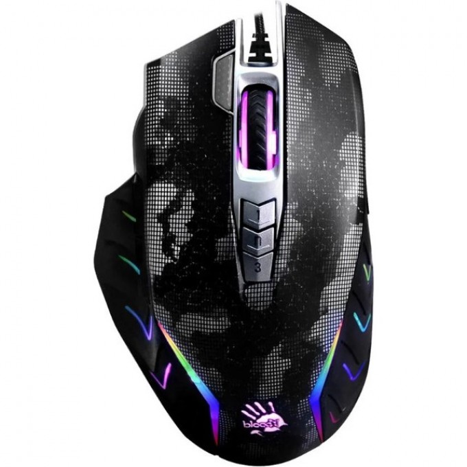 Мышь A4TECH BLOODY J95S с рисунком оптическая USB J95S SATELLITE ACTIVATED Мышь A4TECH BLOODY J95S с рисунком оптическая USB J95S SATELLITE ACTIVATED