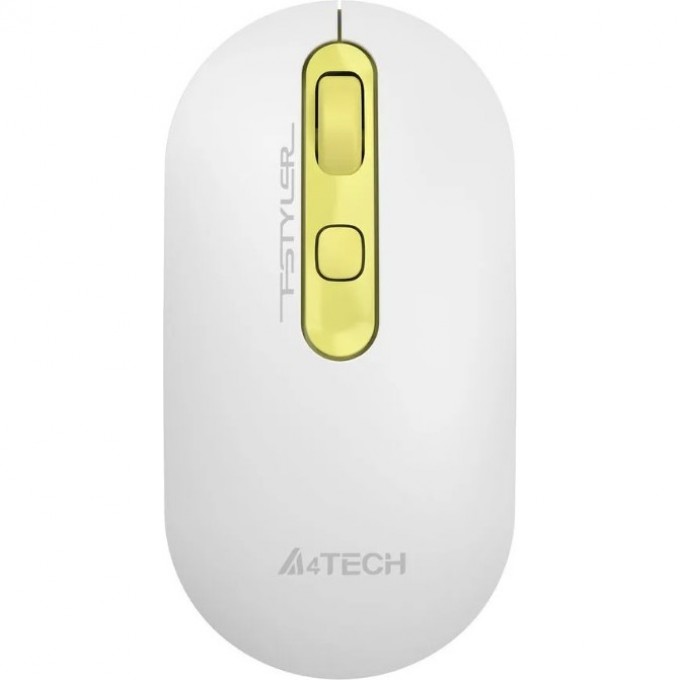 Мышь A4TECH BLOODY FSTYLER FG20 DAISY оптическая беспроводная USB для ноутбука бело-желтая FG20 (DAISY) Мышь A4TECH BLOODY FSTYLER FG20 DAISY оптическая беспроводная USB для ноутбука бело-желтая FG20 (DAISY)