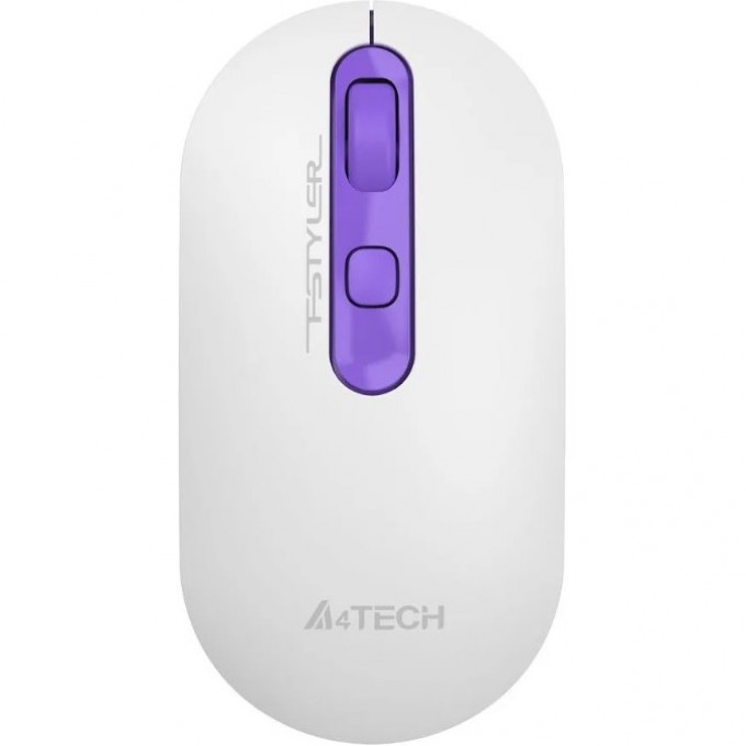 Мышь A4TECH BLOODY FSTYLER FG20 TULIP оптическая беспроводная USB для ноутбука бело-фиолетовая FG20 (TULIP) Мышь A4TECH BLOODY FSTYLER FG20 TULIP оптическая беспроводная USB для ноутбука бело-фиолетовая FG20 (TULIP)