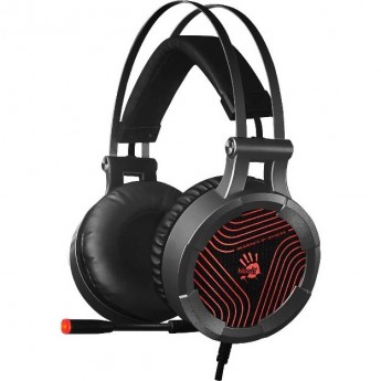 Наушники с микрофоном A4TECH BLOODY G530 1.8м мониторные оголовье черно-серые Наушники с микрофоном A4TECH BLOODY G530 1.8м мониторные оголовье черно-серые