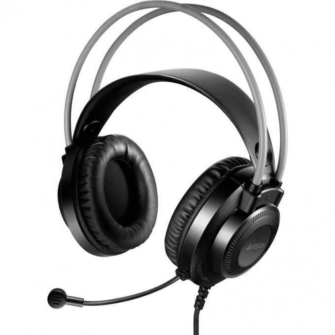 Наушники с микрофоном A4TECH BLOODY FSTYLER FH200U 2м накладные USB оголовье серые FH200U GREY Наушники с микрофоном A4TECH BLOODY FSTYLER FH200U 2м накладные USB оголовье серые FH200U GREY