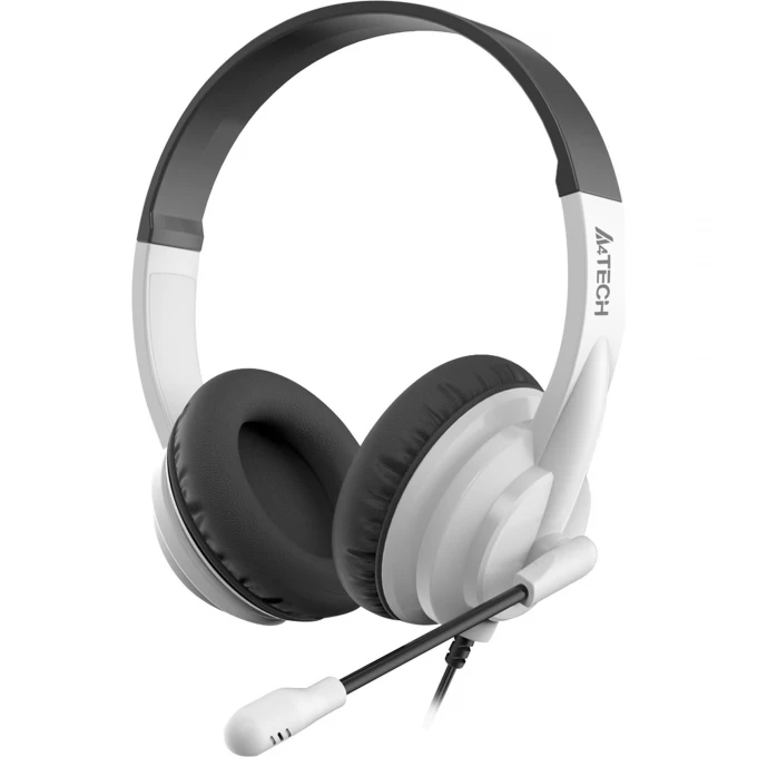 Наушники с микрофоном A4TECH BLOODY HU-10 2м накладные USB оголовье черно-белые HU-10/USB/BLACK+WHITE Наушники с микрофоном A4TECH BLOODY HU-10 2м накладные USB оголовье черно-белые HU-10/USB/BLACK+WHITE