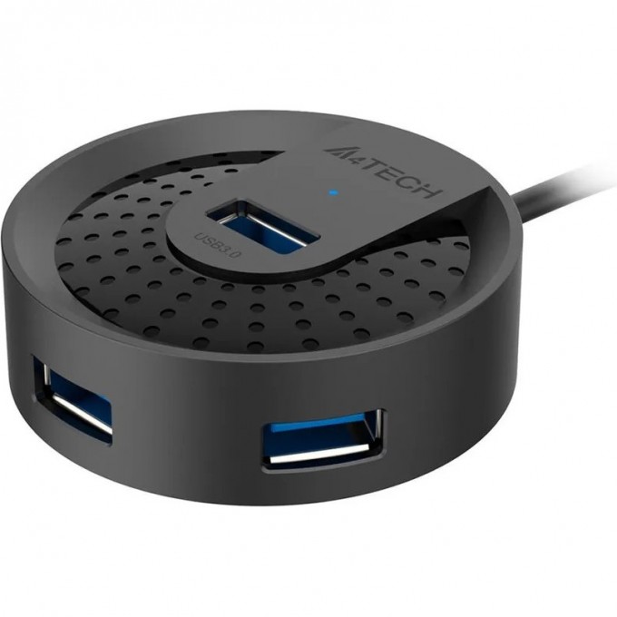 Хаб (разветвитель) A4TECH черный HUB-30 Хаб (разветвитель) A4TECH черный HUB-30