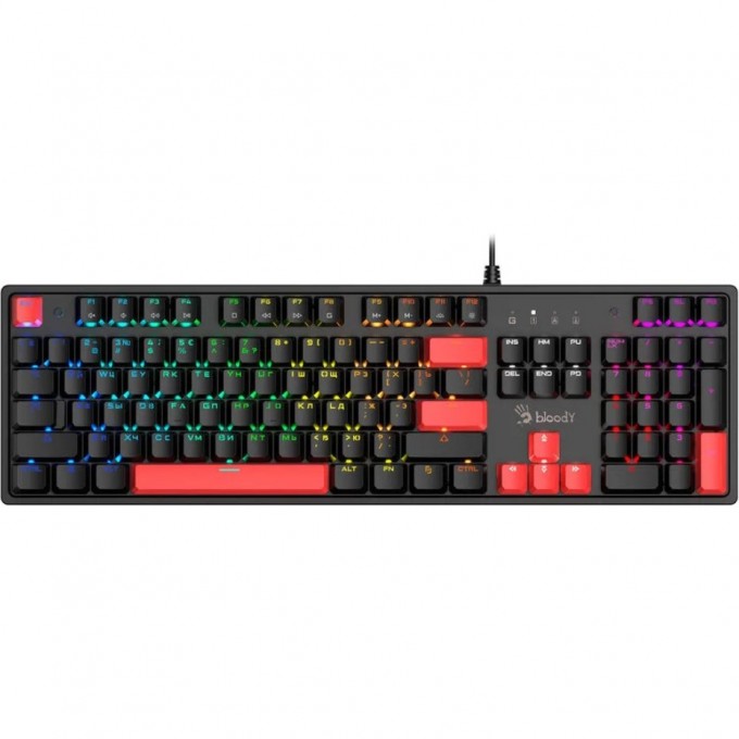 Клавиатура A4TECH BLOODY S510N FOR GAMER LED USB черная S510N (FIRE BLACK) Клавиатура A4TECH BLOODY S510N FOR GAMER LED USB черная S510N (FIRE BLACK)