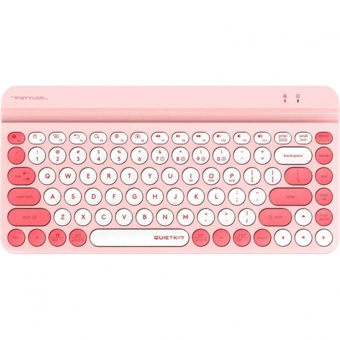 Клавиатура A4TECH FSTYLER FBK30 BLUETOOTH RADIO USB розовая FBK30 RASPBERRY Клавиатура A4TECH FSTYLER FBK30 BLUETOOTH RADIO USB розовая FBK30 RASPBERRY