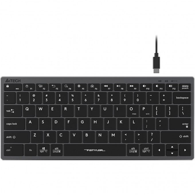 Клавиатура A4TECH FSTYLER FX51 USB серая FX51 GREY Клавиатура A4TECH FSTYLER FX51 USB серая FX51 GREY