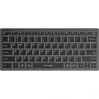 Клавиатура A4TECH FSTYLER FX61 SLIM LED USB серая