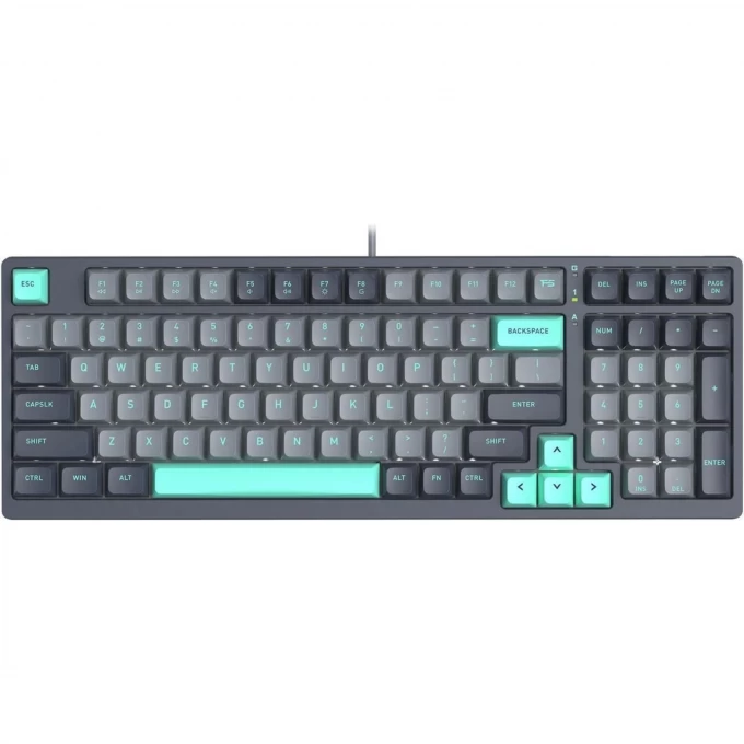Клавиатура A4TECH FSTYLER USB FOR GAMER LED FS300 механическая черный/серый FS300 PANDA ROCK Клавиатура A4TECH FSTYLER USB FOR GAMER LED FS300 механическая черный/серый FS300 PANDA ROCK