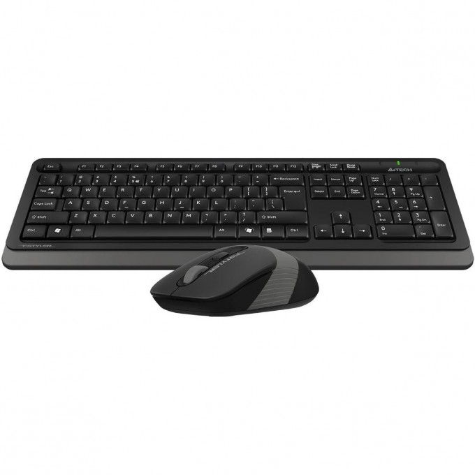 Клавиатура + мышь A4TECH FSTYLER FG1010S USB MULTIMEDIA беспроводная черный/серый FG1010S GREY Клавиатура + мышь A4TECH FSTYLER FG1010S USB MULTIMEDIA беспроводная черный/серый FG1010S GREY