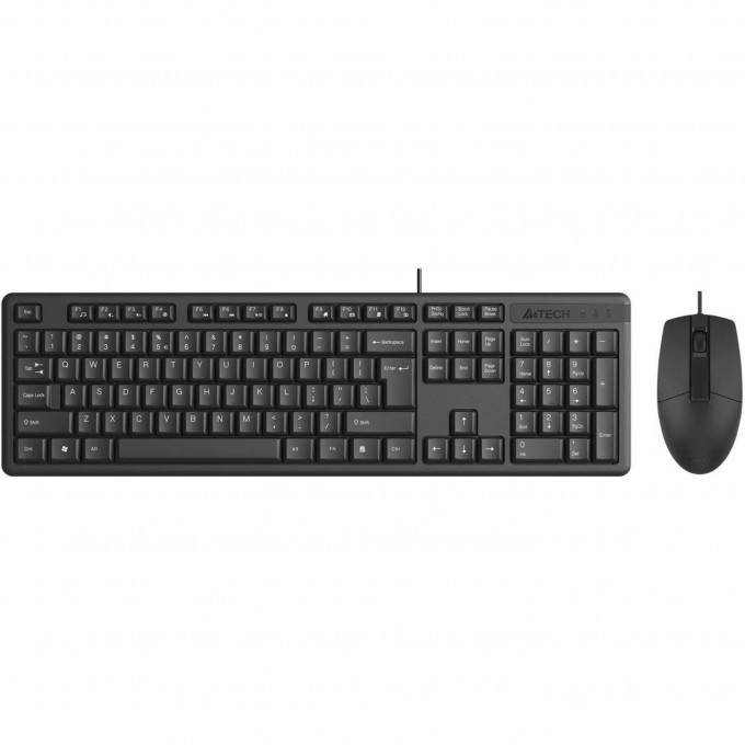 Клавиатура + мышь A4TECH KR-3330 S черный USB KR-3330S Клавиатура + мышь A4TECH KR-3330 S черный USB KR-3330S