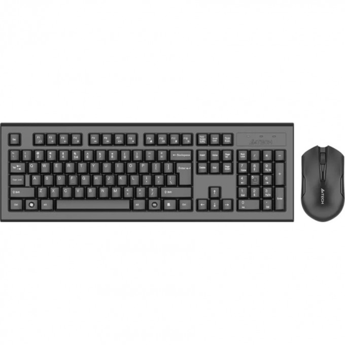 Клавиатура + мышь A4TECH MULTIMEDIA USB беспроводная черная 3000NS Клавиатура + мышь A4TECH MULTIMEDIA USB беспроводная черная 3000NS