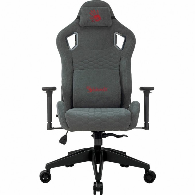 Кресло игровое A4TECH серый соты с подголовником BLOODY GC-770 Кресло игровое A4TECH серый соты с подголовником BLOODY GC-770