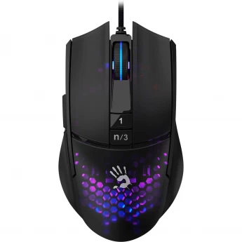 Мышь A4TECH BLOODY L65 MAX оптическая USB черный/фиолетовый