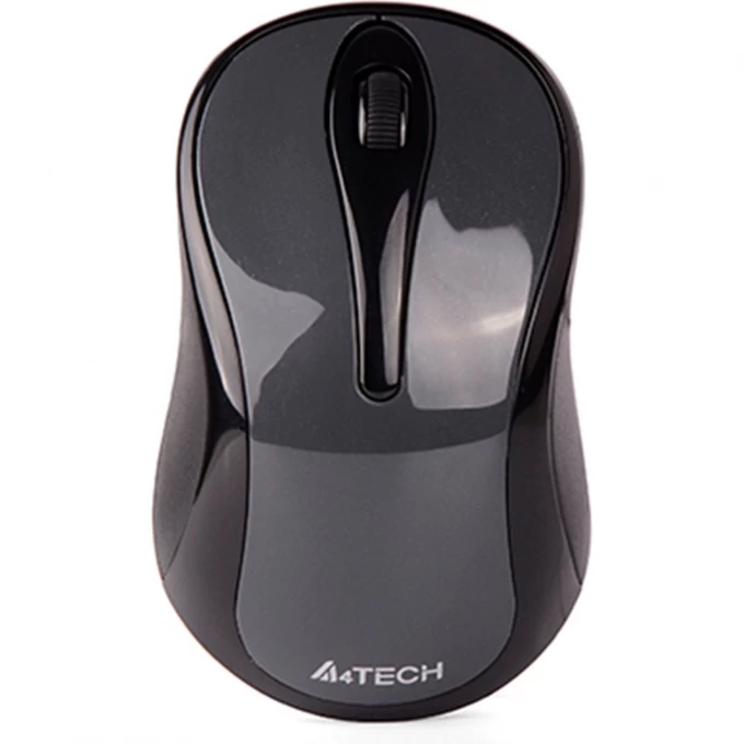 Мышь A4TECH для ноутбука USB оптическая беспроводная 1200dpi серый G3-280N Мышь A4TECH для ноутбука USB оптическая беспроводная 1200dpi серый G3-280N