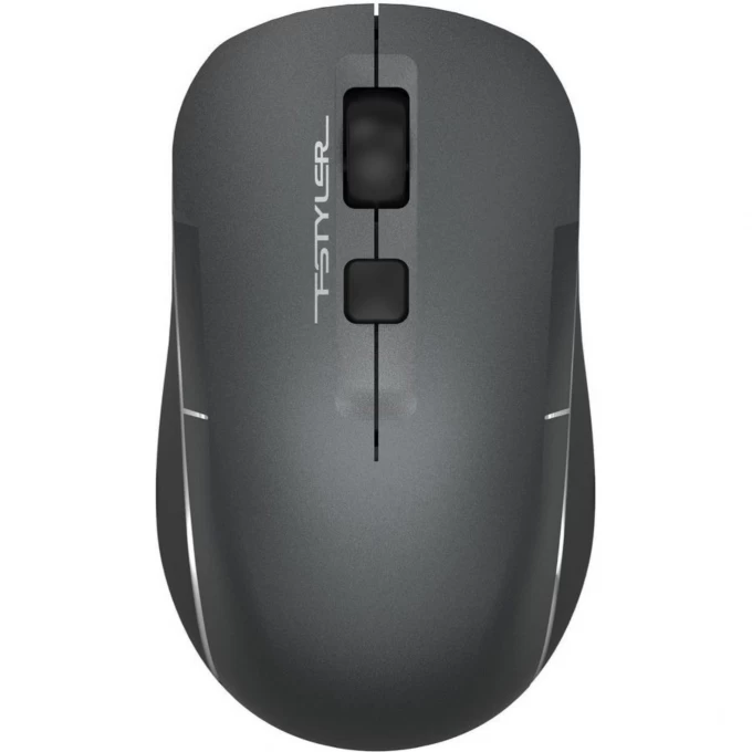 Мышь A4TECH FSTYLER FB26CS AIR беспроводная для ноутбука 2000dpi BT/Radio USB серый/черный FB26CS AIR SMOKY GREY Мышь A4TECH FSTYLER FB26CS AIR беспроводная для ноутбука 2000dpi BT/Radio USB серый/черный FB26CS AIR SMOKY GREY