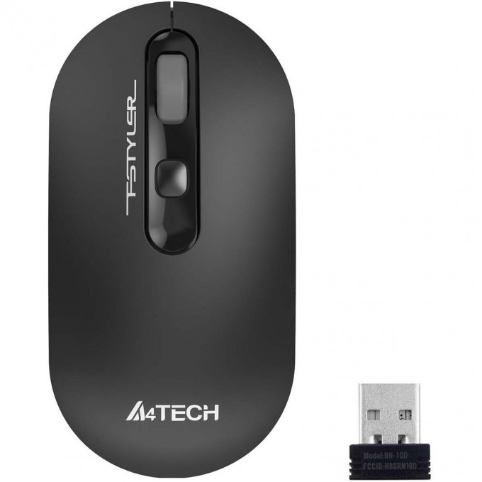 Мышь A4TECH FSTYLER FG20S беспроводная оптическая 2000dpi silent серый FG20S USB GREY Мышь A4TECH FSTYLER FG20S беспроводная оптическая 2000dpi silent серый FG20S USB GREY