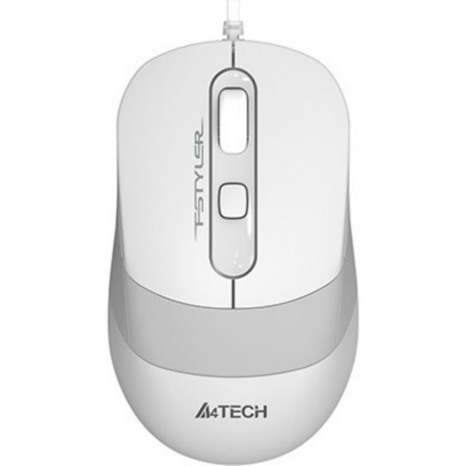 Мышь A4TECH FSTYLER FM10S оптическая 1600dpi USB бело-серый FM10S USB WHITE Мышь A4TECH FSTYLER FM10S оптическая 1600dpi USB бело-серый FM10S USB WHITE