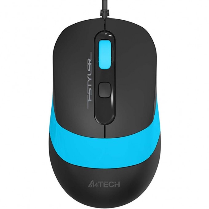 Мышь A4TECH FSTYLER FM10S оптическая черно-голубой FM10S USB BLUE Мышь A4TECH FSTYLER FM10S оптическая черно-голубой FM10S USB BLUE