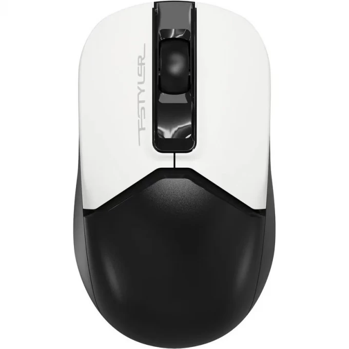 Мышь A4TECH FSTYLER оптическая беспроводная USB бело-черный FG12S PANDA Мышь A4TECH FSTYLER оптическая беспроводная USB бело-черный FG12S PANDA