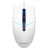 Мышь A4TECH USB оптическая 1200dpi белый N-530S