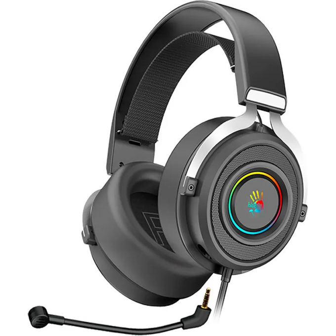 Наушники с микрофоном A4TECH BLOODY G535 мониторные черно-серебристые G535 (BLACK+SILVER) USB Наушники с микрофоном A4TECH BLOODY G535 мониторные черно-серебристые G535 (BLACK+SILVER) USB